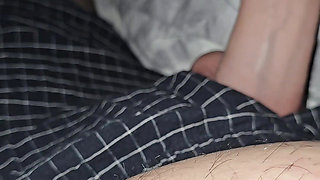 Step daughter caught handjob step dad big dick without shame