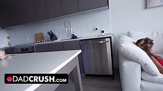 Big Assed filipino princess bribes her stepdaddy and gags on his fat dick - dadcrush