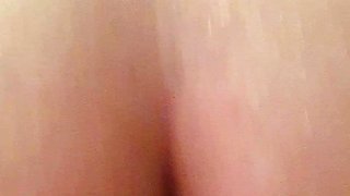 This amateur brunette loves ass fingering