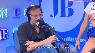 Petite Colombian Teen Mayraoficial Rides Sybian Machine To Intense Orgasm - Juan Bustos Interview