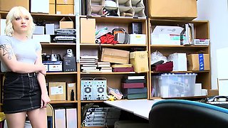 ShopLyfter-Blonde Pierced Teen Get Caught For Shoplifting