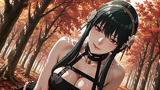 Thorn Princess Beneath Scarlet Leaves (ai Video)