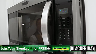 Busty Girlfriend Smashed By A Horny Boyfriend Right In Front Of Her Stepdad