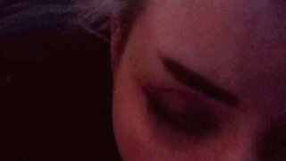 Close up BJ cumshot