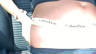 Amateur striptease and Solo masturbation