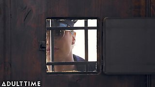 Caught Masturbating - Officer Natalia Starr catches him with his penis out