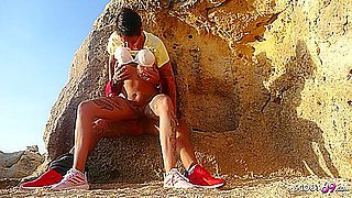 German Crazy Mature Wife - Seduce To Outdoor Cheating Sex At The Beach