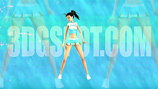 3DGSPOT - Big Titties Girls Do Hard Scissoring During Wrestling Fight! ANIMATED SEX!