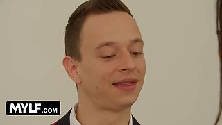Nikki and his gf lia go to the hookup pad to have sex but they get caught by a kinky stepmother