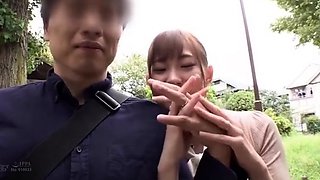 Cuite Japanese Blowjob and Tit Fuck