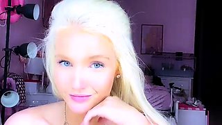 Amateur blond girl with big boobs getting fucked