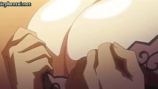 Hot anime nurse getting a dick