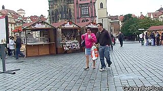 Tourist Granny Gets Humped