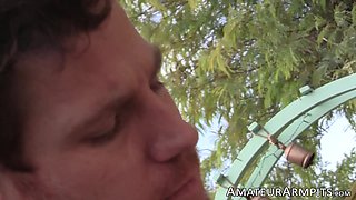 Joshua Martinez has a long cock that needs exercise to sweat cum