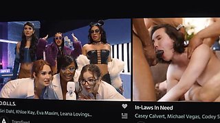 ADULT TIME - MILFs Test Out Stepbae s BF In CUM SWAPPING GANGBANG! Andi Avalon, Taylor Vixxen  MORE: Porn