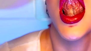 Shower Demoness Covered in Spit & Cum