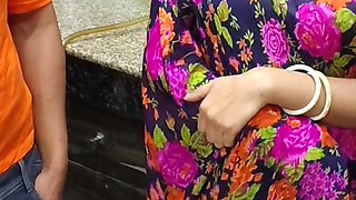 Desi Stepmom Convinced by Horny Stepson for Hard Fuck