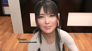 Grandma's House - Gameplay - Roleplay - Petite Tits Stepmom Teased by the Stepdaughter's Boyfriend