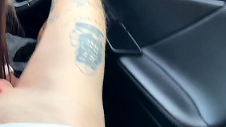 The whore fell for the car and sucked her ex