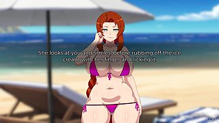 Vulgar Reverie: Cuckold and His Hot Wife on the Beach - Episode 13