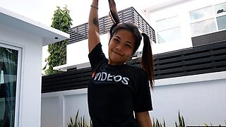Big ass Thai GF in dirty homemade sex tape
