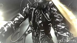 Goddess Kyaa - Fetish Rubber Goddess Mindfuck - Evil Pcv Latex Rubberslut Gasmask Ass Hole Winking Wet Pussy