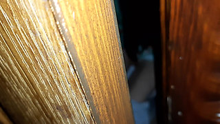 I Heard Moans From the Toilet and Spied on My Stepsister