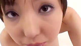 beauty japanese porn idol Rio Nakamura gets oral cumshot