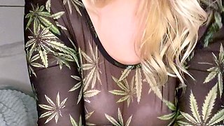 Great Big Boobs On Masturbating Redhead