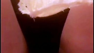 Brunette seductress working her big boobs and hot ass