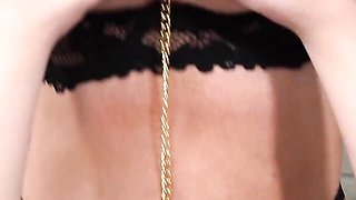 Temperament Andi James's big tits clip