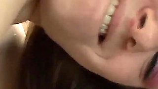 She is eighteen and Angel Cakes a slut with a shaved pussy enjoys a cock inside her pussy