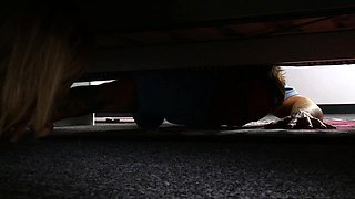 Big cock brunette MILF sucks a big cock POV