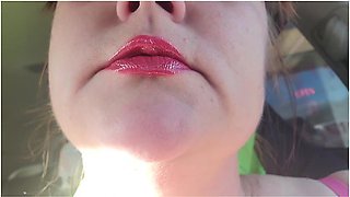 Close-Up Smoking With A Gorgeous Girl