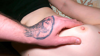 Step sister helps me cum!