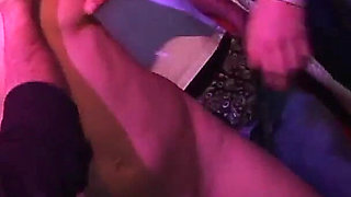 Gangbang Young Tatted Blonde German Babe in Lingerie Rides Monster Cocks