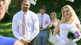 Marrying the Whore - Sexy Bride Cheating Right on Her Wedding