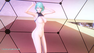 [mmd] Nayeon - Abcd Doa Tamaki Sexy Striptease Uncensored Hentai