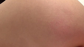 Skinny Girl Stretching Her Small Ass First Time