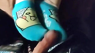 Sexy Little Pikachu Ankle Sockjob Sock Footjob & Hello Kitty Socks Handjob