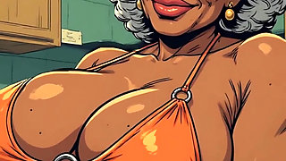 Bikini Old Babes 3D Ai Art
