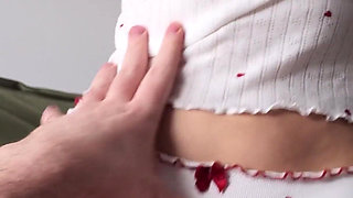 Only Don't Put It in Me! Horny Stepsis Rubbing on Dick Until I Fill Her Panties