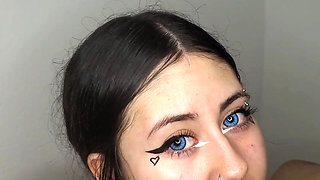 I Give Him an Amazing Blowjob Until He Cums on My Tits - Amateur Blowjob and Cumshot