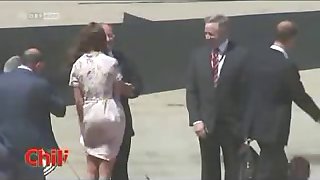 Kate Middleton - Oops New Windy Upskirt No Panties Paparazzi