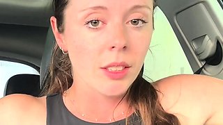 Having A Mind Blowing Orgasm In The CAR WASH