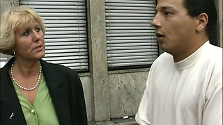 Blonde MILF Housewife Is up for Street Flirt