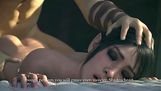 Shadowheart x Halsin Secret Romance Scene Hentai 3D Animation Uncecored