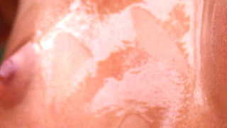 Hot Latina Teen Danica Oiled and Wet Nude on the Beach