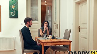 Brunette czech beauty Asandra Dewy gets fucked by her husband