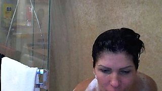 Big boobs milf masturbates with her dildo